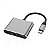Adaptador Tipo C Para Macbook e Celular Vídeo HDMI 4K - USB 3.0 e USB C - Imagem 1