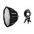 Octabox Triopo 90cm Bowens + Adaptador Para Speedlight godox - Imagem 1