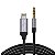 Cabo P2 Áudio Para Iphone 14 13 12 Adaptador Lightning 0.5m - Imagem 1