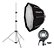 Softbox Octabox  Bowen 120cm + Tripé 1,90m + Adaptador V1 - Imagem 1