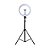 Iluminador Ring Light Greika CL18 Suporta Bateria NP-F970 - Imagem 4