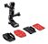 Suporte Lateral De Capacete Gopro + Kit Adesivo Curvo E Reto - Imagem 1