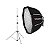 Softbox Octabox Triopo Bowens De 120cm + Grid + Tripé 3m - Imagem 5