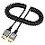 Cabo Hdmi Para Hdmi Espiral Enrolado 4K 60hz 50cm/1m - Imagem 1