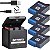 Kit 4 Bateria + Carregador Usb Gopro Hero 5 Hero 6 Hero 7 Hero 8 - Batmax - Imagem 1