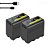 Kit 2 Baterias F980 Np-f970 10800mah - Probty Powerbank Usb - Imagem 1