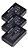 Kit 3 Bateria Lp-e12 Batmax P Canon M50 Sl1 M10 Kiss X7 100d - Imagem 1