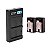 Kit 2 Bateria LP-E6 + Carregador Duplo Para Canon R R5 R6 - Imagem 1