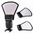 Difusor Rebatedor Universal Para Flash Branco E Prata - Imagem 3
