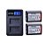 Kit 2 Bateria Np-fw50 + Carregador Duplo A6500 A7s2 A6000 - Imagem 1