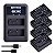 Kit 4 Bateria Fujifilm Np-w126 X-t3 X-t2 X-t1 + Carregador - Imagem 1