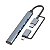 HUB Tipo C E USB Com Entrada Cartão SD e Micro SD USB e P2 - Imagem 1