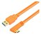 Cabo Usb C 3.0 P/ Sony A7r3 A7m3 Canon R Rp Nikon - 8 Metros - Laranja - Imagem 7