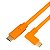 Cabo Usb C P/ Usb C 3.0 - 5m Sony A7r3 A7m3 Canon R Rp Nikon - Laranja - Imagem 1