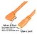 Cabo 5m Usb C 3.0 P/ Micro B Canon 5d4 5dsr, Nikon D810 D850 - Laranja - Imagem 2