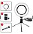 Ring Light Iluminador Selfie Makeup + Tripé De Mesa Luz Led - Imagem 3