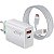 Carregador Turbo USB 45W + Usb-C com Cabo Tipo-C - Lehmox - Imagem 1