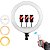 Led Ring Light 18" 45cm Com Controle + 3 Suportes E Fonte - Imagem 1