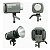 Iluminador Tocha Aputure Amaran 150c LED RGBWW 2500K Á 7500K - Imagem 4