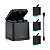 Carregador Gopro Triplo para Bateria Hero13 - Imagem 1