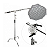 Tripé Profissional Century Girafa Aço Inox 3,30m 30KG CS330x - Imagem 1