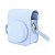 Bolsa de câmera Instantânea Instax Portátil em Couro Azul - Imagem 2