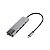 Hub USB Tipo-C 5 em 1 Com HDMI 4K RJ45 USB 3.0 e uSB-C - Imagem 1