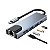 Hub USB Tipo-C 5 em 1 Com HDMI 4K RJ45 USB 3.0 e uSB-C - Imagem 3