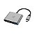 Hub USB-C 3 em 1 com HDMI 4K, USB 3.0 e USB-C Multilaser - Imagem 1