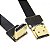 Cabo FPV 4k FullHD HDMI Para HDMI 90° Flat Leve 50CM Câmeras - Imagem 3
