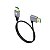 Cabo HDMI para HDMI 8K em L 90 Graus 50cm Resistente Náilon - Imagem 1