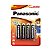Pilha Alcalina AA Cartela 4 Unidades Panasonic 1.5v - Imagem 1