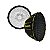 Led GKT-600 Softbox 52cm Parabólico 60W Com  Bolsa + Grid - Imagem 2