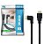 Cabo HDMI 2.0 4K 60Hz 19 Pinos 90 Graus 30Awg 3 Metros - Imagem 1