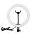 Ring Light De Mesa 8" Iluminador LED Com Suporte P/ Celular - Imagem 1