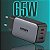 Carregador Ugreen 3 em 1 Gan X 65W Porta Usb C e Usb A - Imagem 4