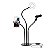 RING LIGHT + ADAPTADOR SMARTFONE + SUPORTE PARA MICROFONE - Imagem 2