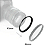 Anel Adaptador StepUp 43mm Para 46mm Filtros de Lentre - Imagem 3