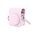 Bolsa de câmera Instantânea Instax Portátil em Couro Rosa - Imagem 1