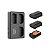 Kit de Carregador Triplo SmallRig com 3 Baterias LP-E6NH - Imagem 2