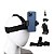 Suporte de Cabeça para Celular Grave na Vertical e Horizontal - Imagem 1