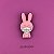 Pin Coelho De Máscara Esmaltado - Imagem 1