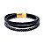 Pulseira masculina com três tiras - Imagem 1