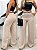 Calça Feminina Wid Leg Pantalona Alfaiataria - Imagem 3