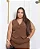 Conjunto Plus Size com Saia e Colete - Imagem 1