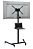 Suporte pedestal TV até 56'' com rodizio, base para Note - Imagem 2