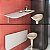 Mesa De Parede Dobrável Com Suporte 90x40cm Branca - Imagem 5