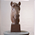 Escultura de cabeça de cavalo de mesa - Imagem 1