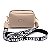 Shoulder Bolsa Feminina Lateral Transversal Ouro - Imagem 2
