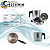 Kit/Jogo Leiteira/Papeiro/Cuscuzeiro Aluminio Extra 3 Pçs - Imagem 2